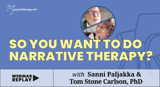 Sie möchten also eine narrative Therapie machen?